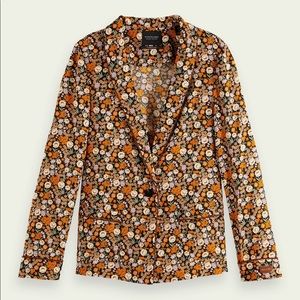 ISO Scotch & Soda Floral Pyjama Blazer
